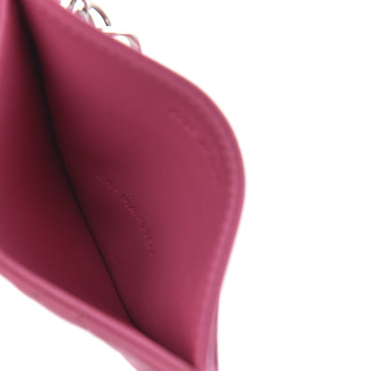 Christian Dior Lambskin Cannage Lady Dior Card Holder Pink 5 of 8