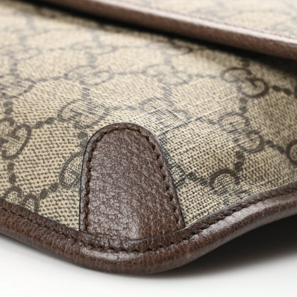Gucci GG Supreme Monogram Neo Vintage Web Belt Bag Brown 10 of 10