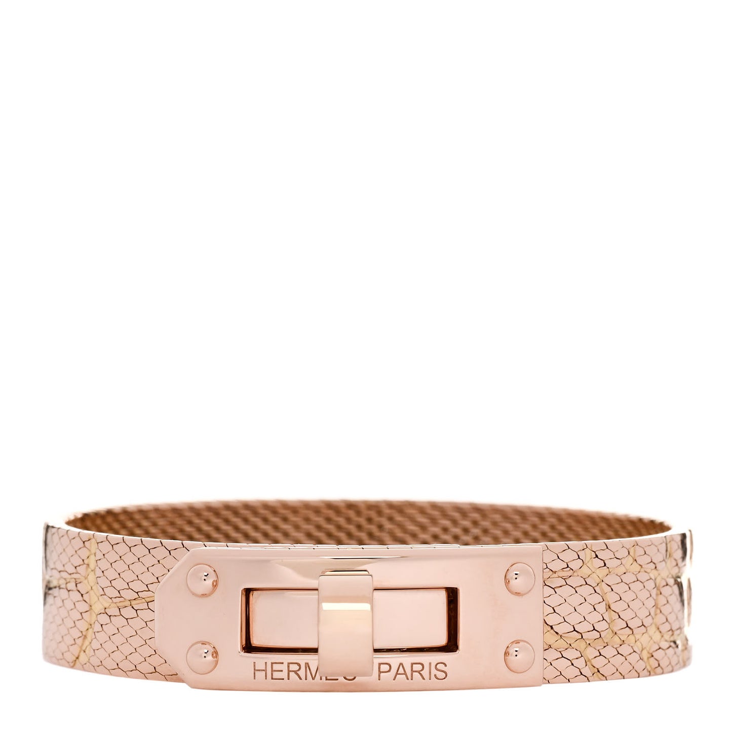 18K Rose Gold MM Kelly Milanese Bracelet
