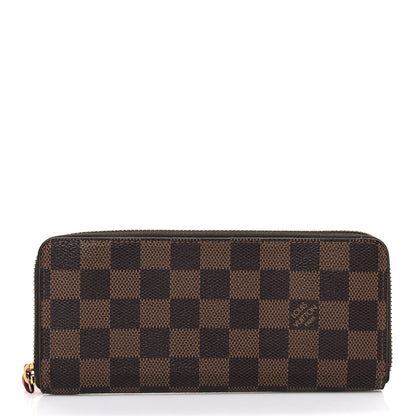 Louis Vuitton Damier Ebene Clemence Wallet Cherry 1 of 6