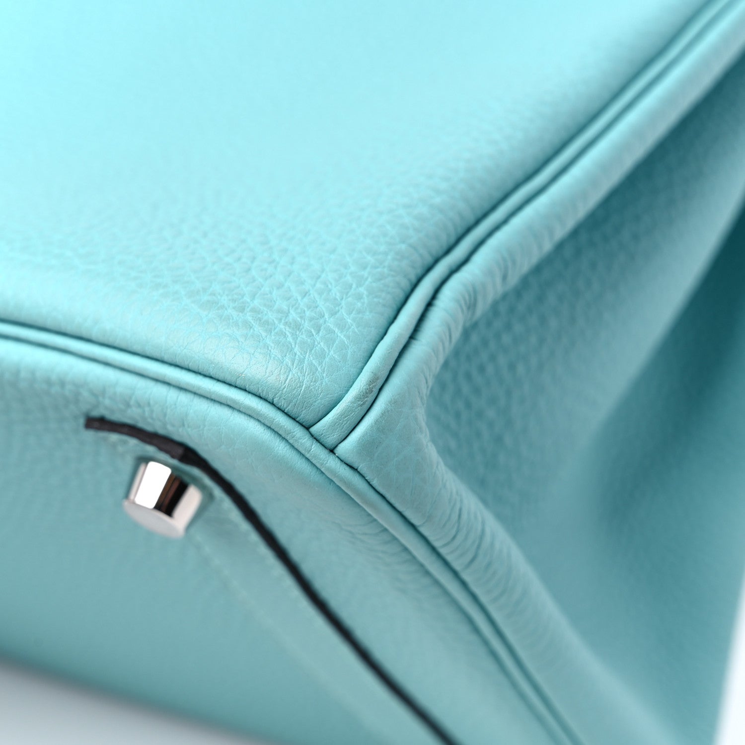 Hermes Togo Birkin 30 Bleu Atoll 11 of 12