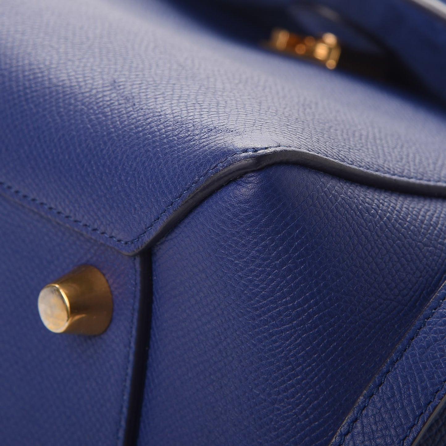 Grained Calfskin Mini Belt Bag Indigo