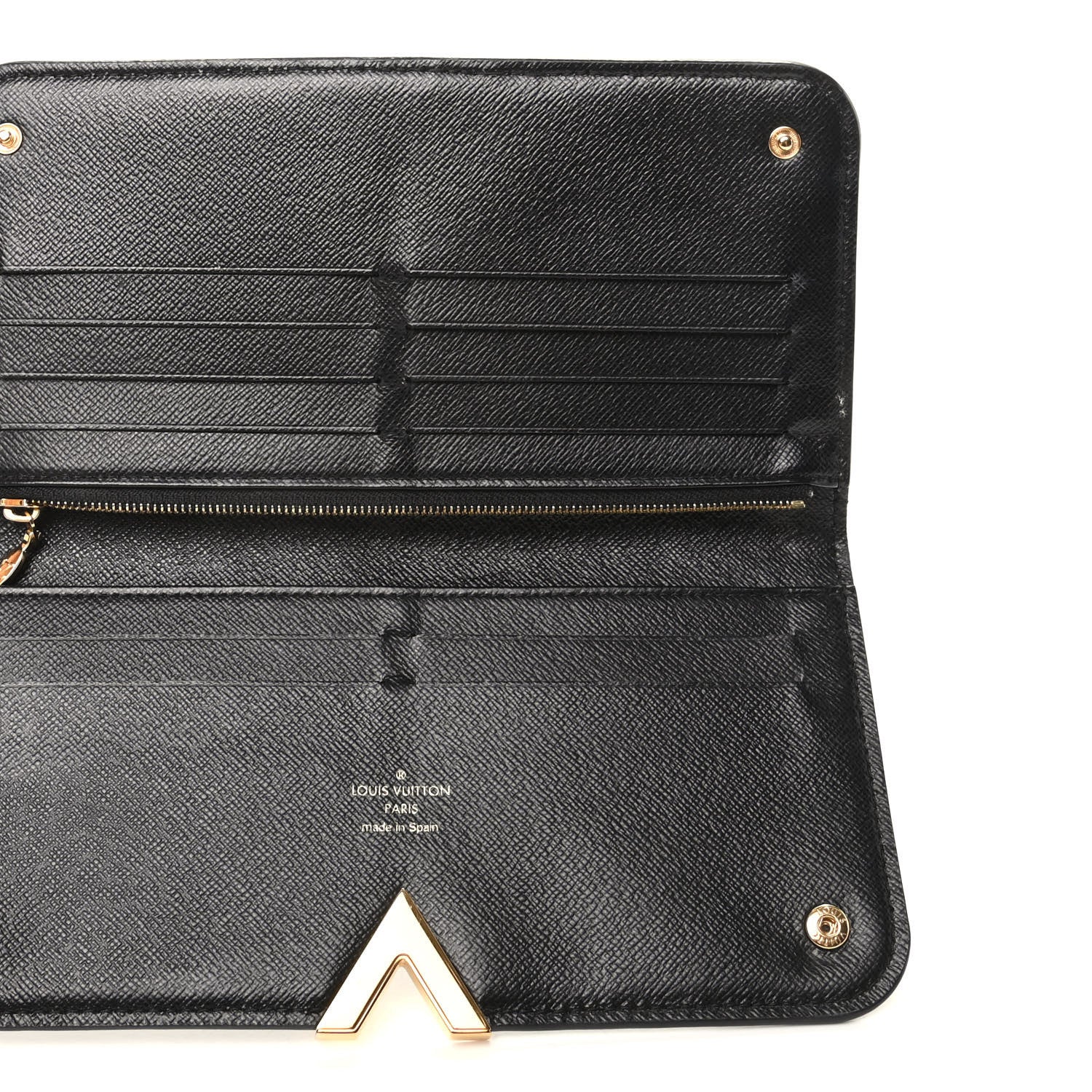 Louis Vuitton Monogram Monogram Kimono Wallet Black 5 of 8
