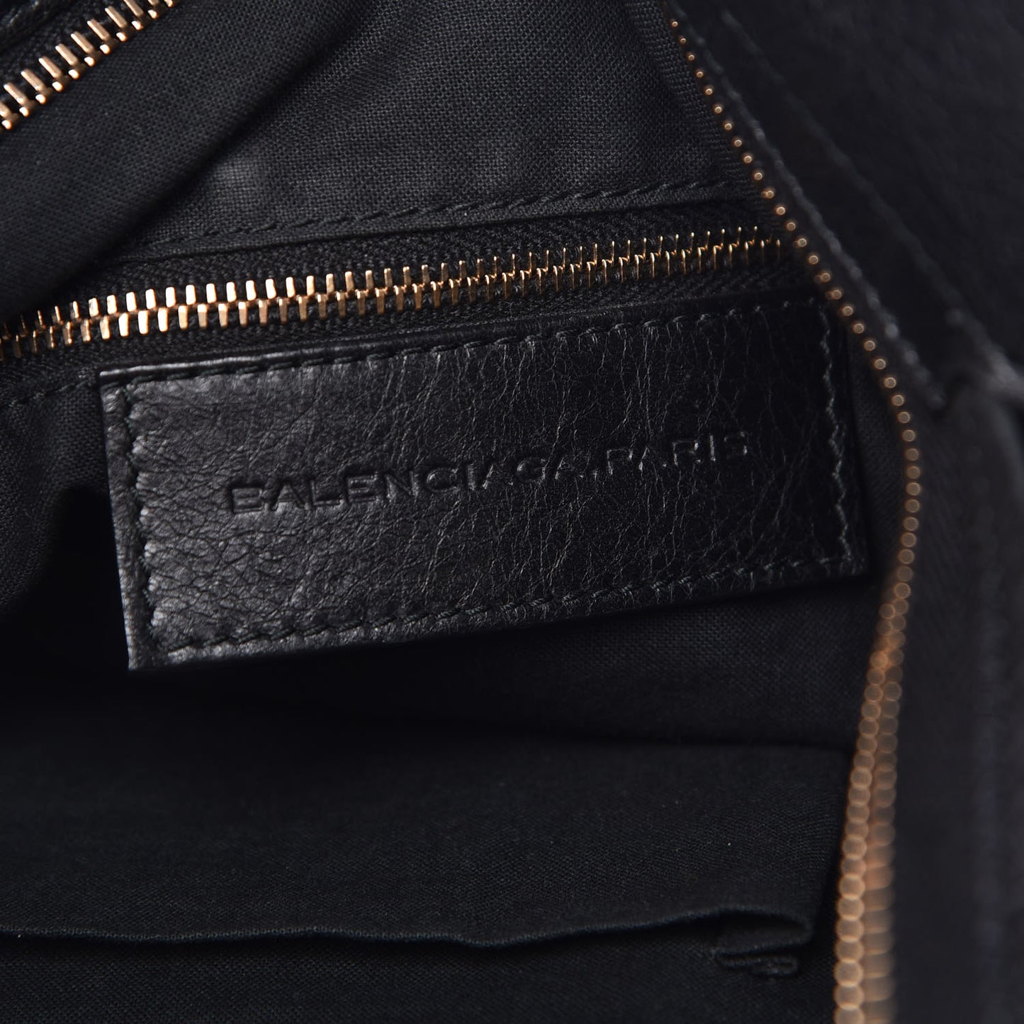 Agneau Giant 12 Rose Gold Hardware Town Black
