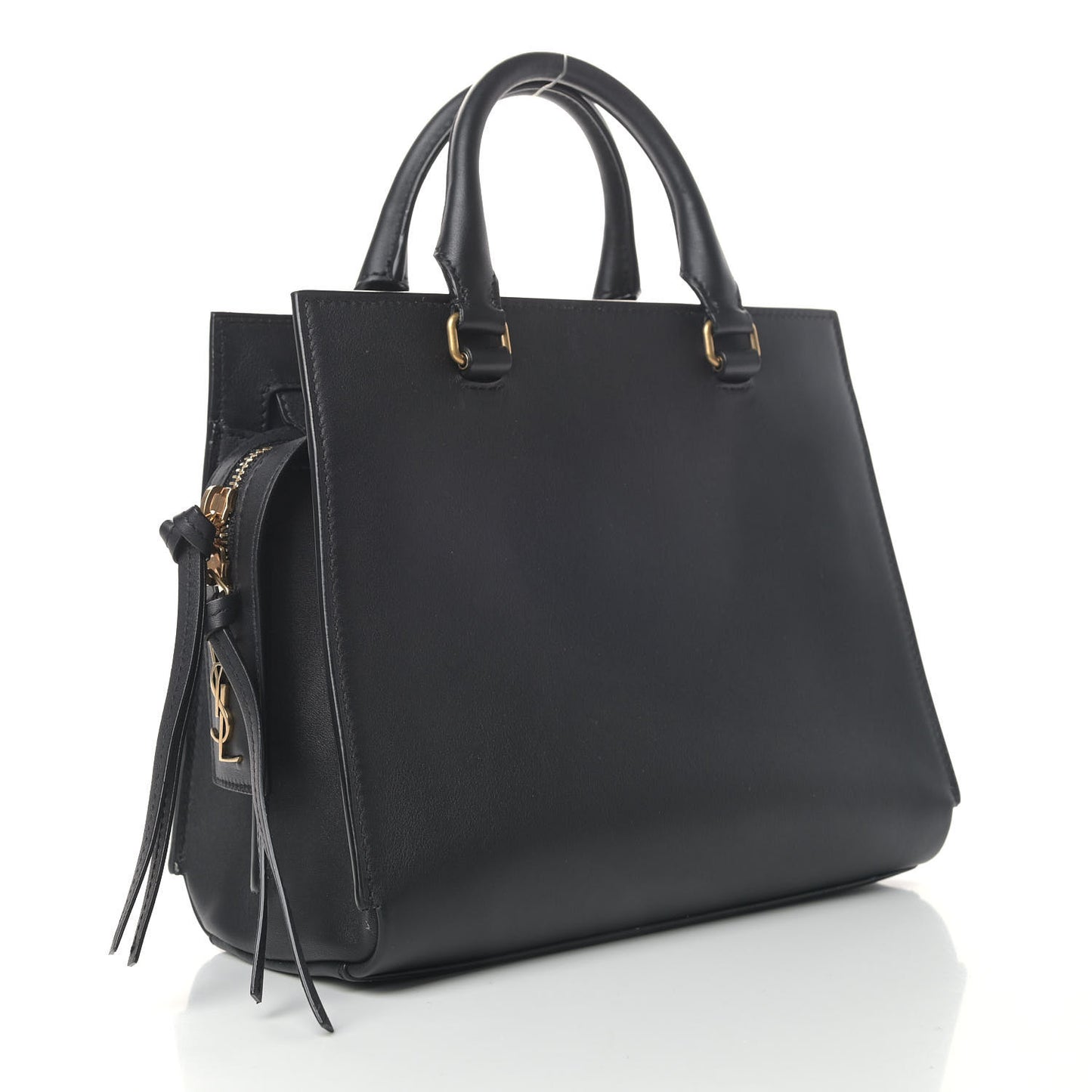 Smooth Calfskin Small East Side Tote Black