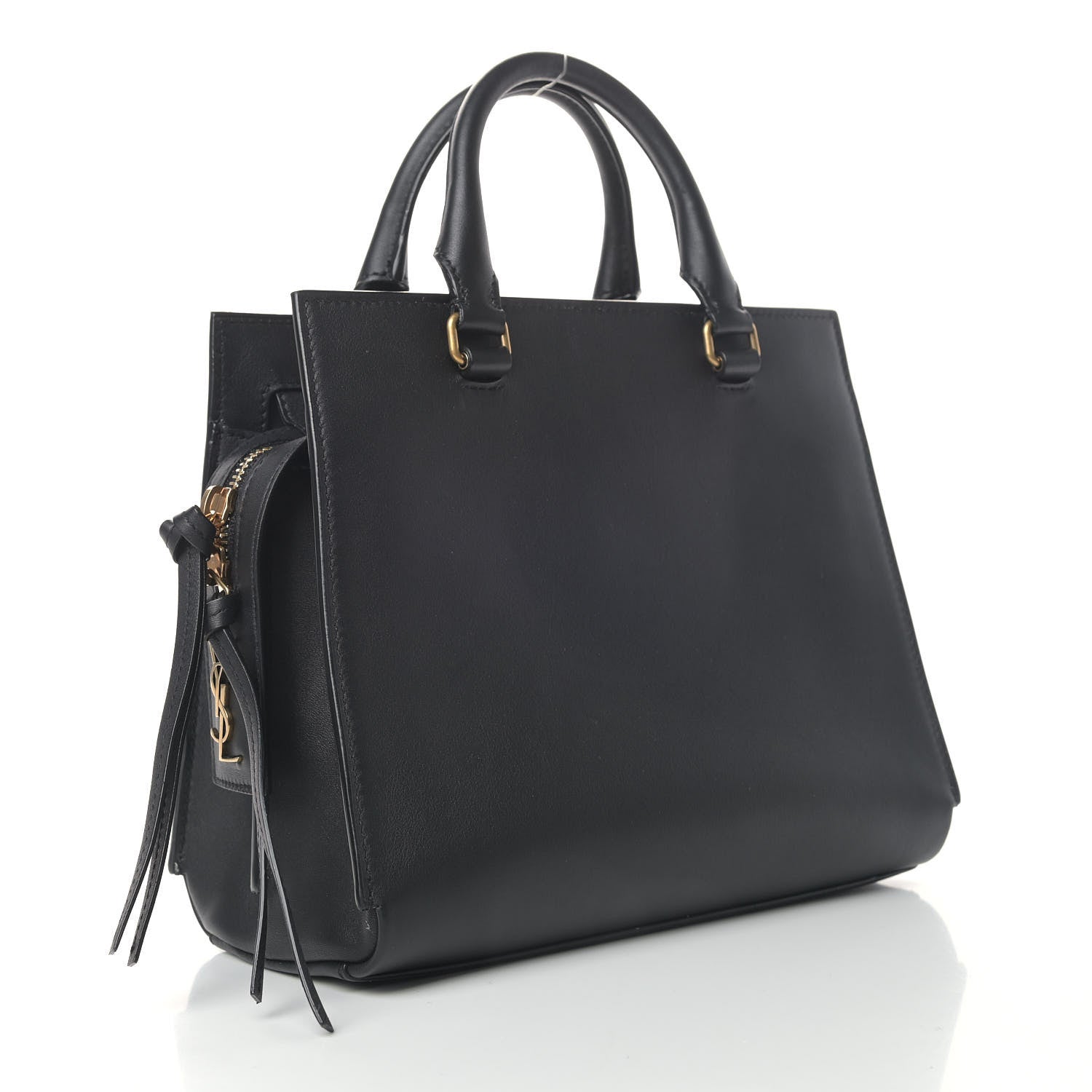 Saint Laurent Smooth Calfskin Small East Side Tote Black 2 of 4