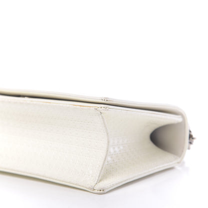 Christian Dior Patent Micro-Cannage Small Diorama Flap Bag White 7 of 15