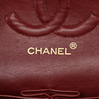Chanel Lambskin Quilted Medium Double Flap Black 6 of 15