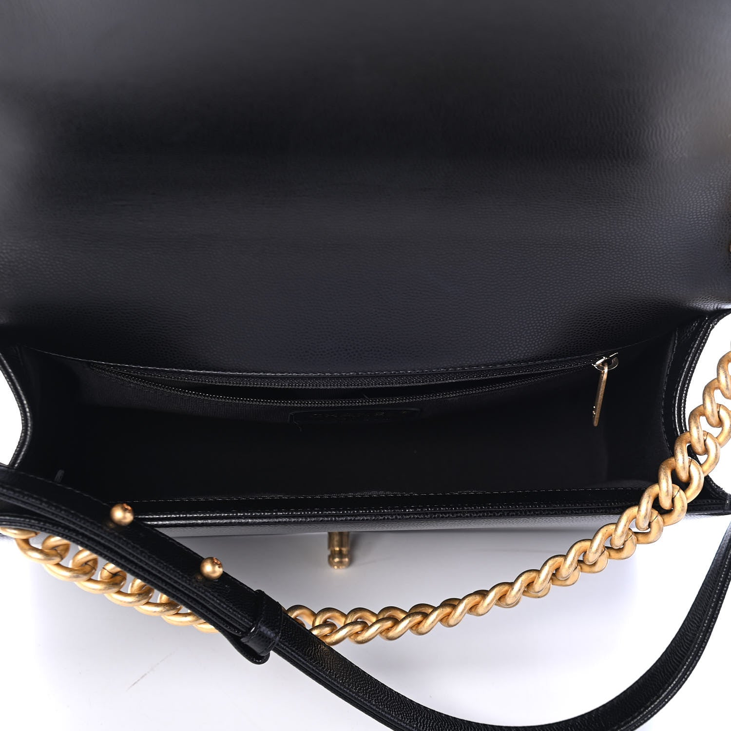 Chanel Caviar Quilted New Medium Boy Flap Black 4 of 4