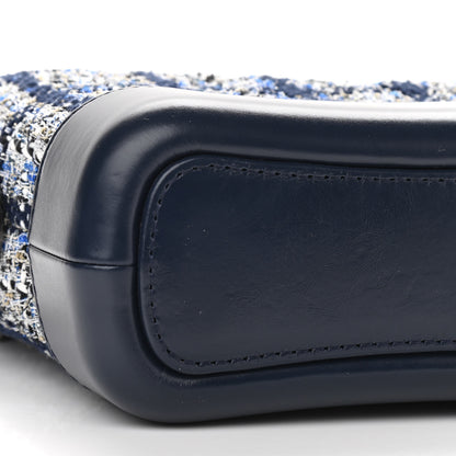 Chanel Tweed Calfskin Small Gabrielle Hobo Blue 9 of 11