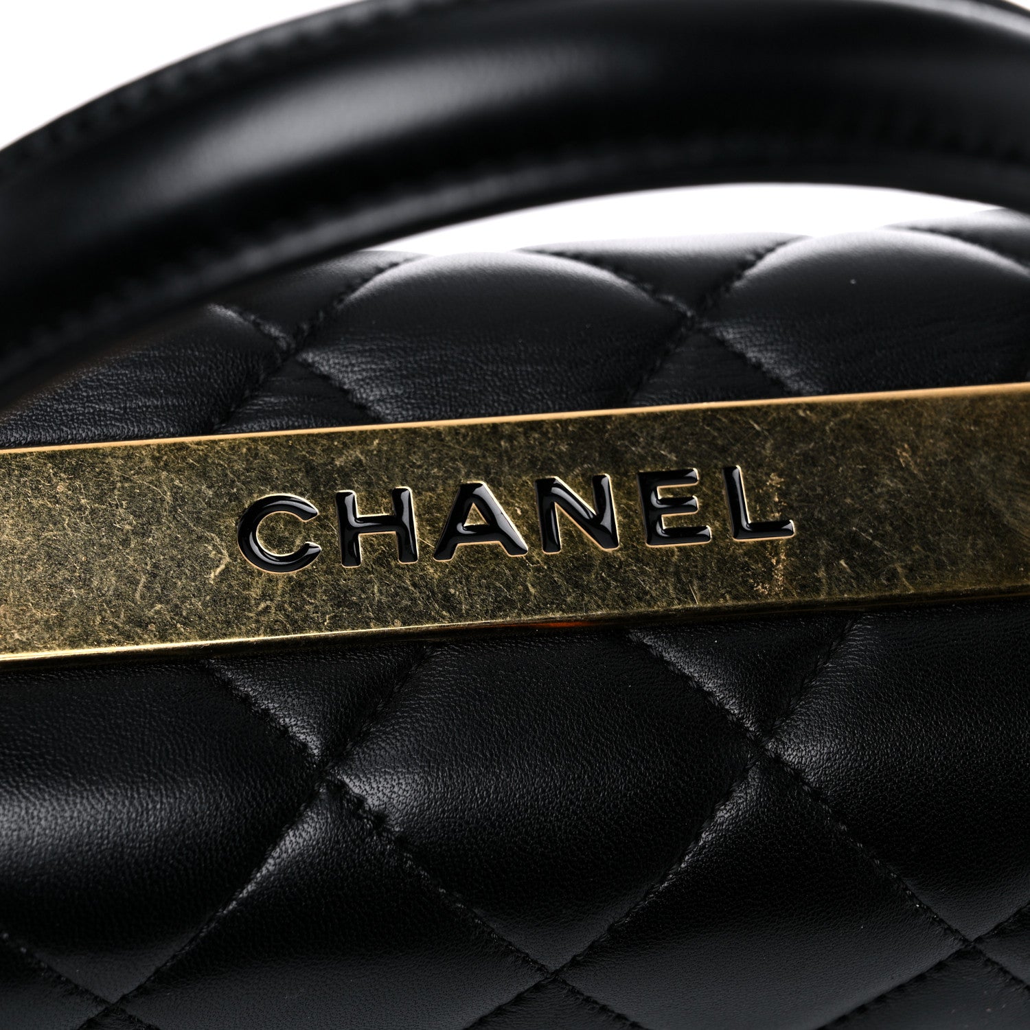 Chanel Lambskin Quilted Large Trendy CC Dual Handle Flap Bag Black 23 of 23