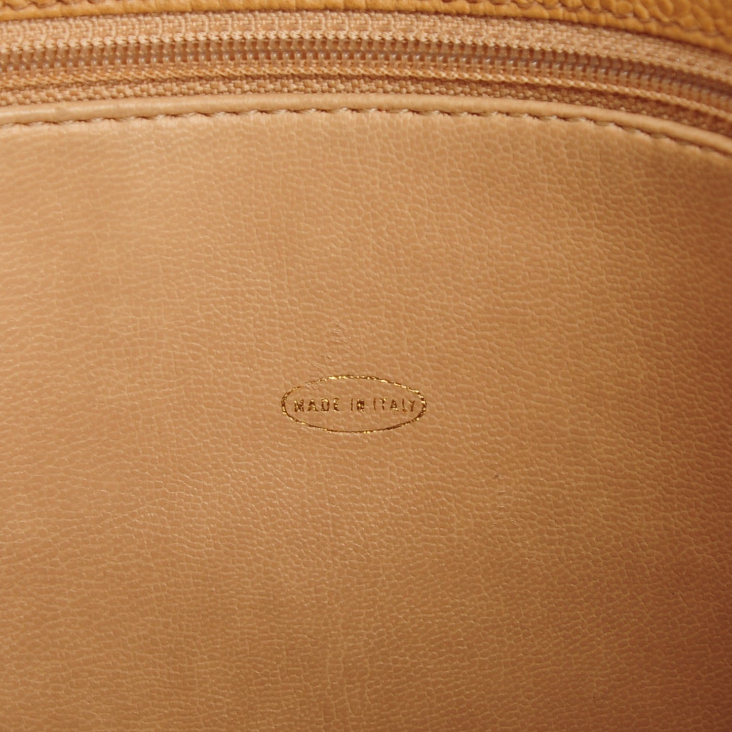 Caviar CC Shoulder Bag Beige