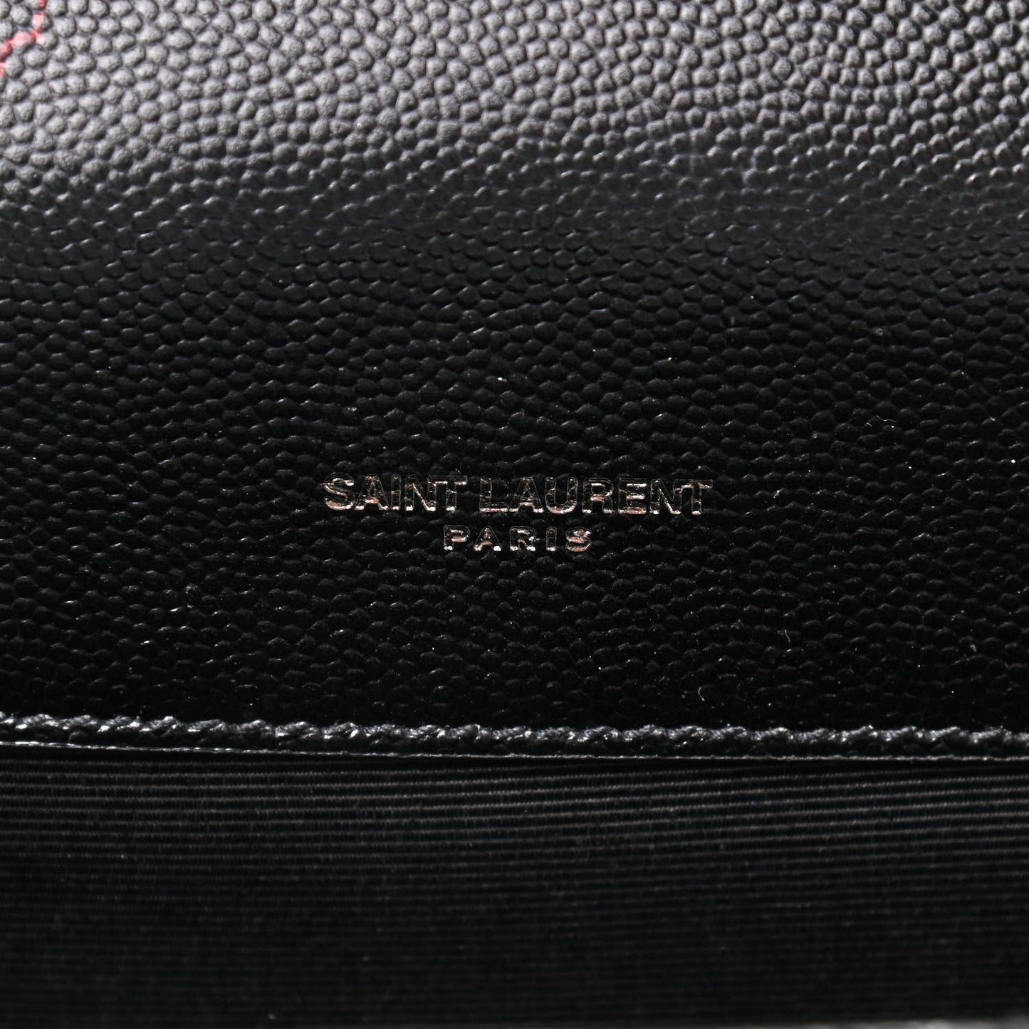 Grain De Poudre Textured Mixed Matelasse Triquilt Small Monogram Satchel Black