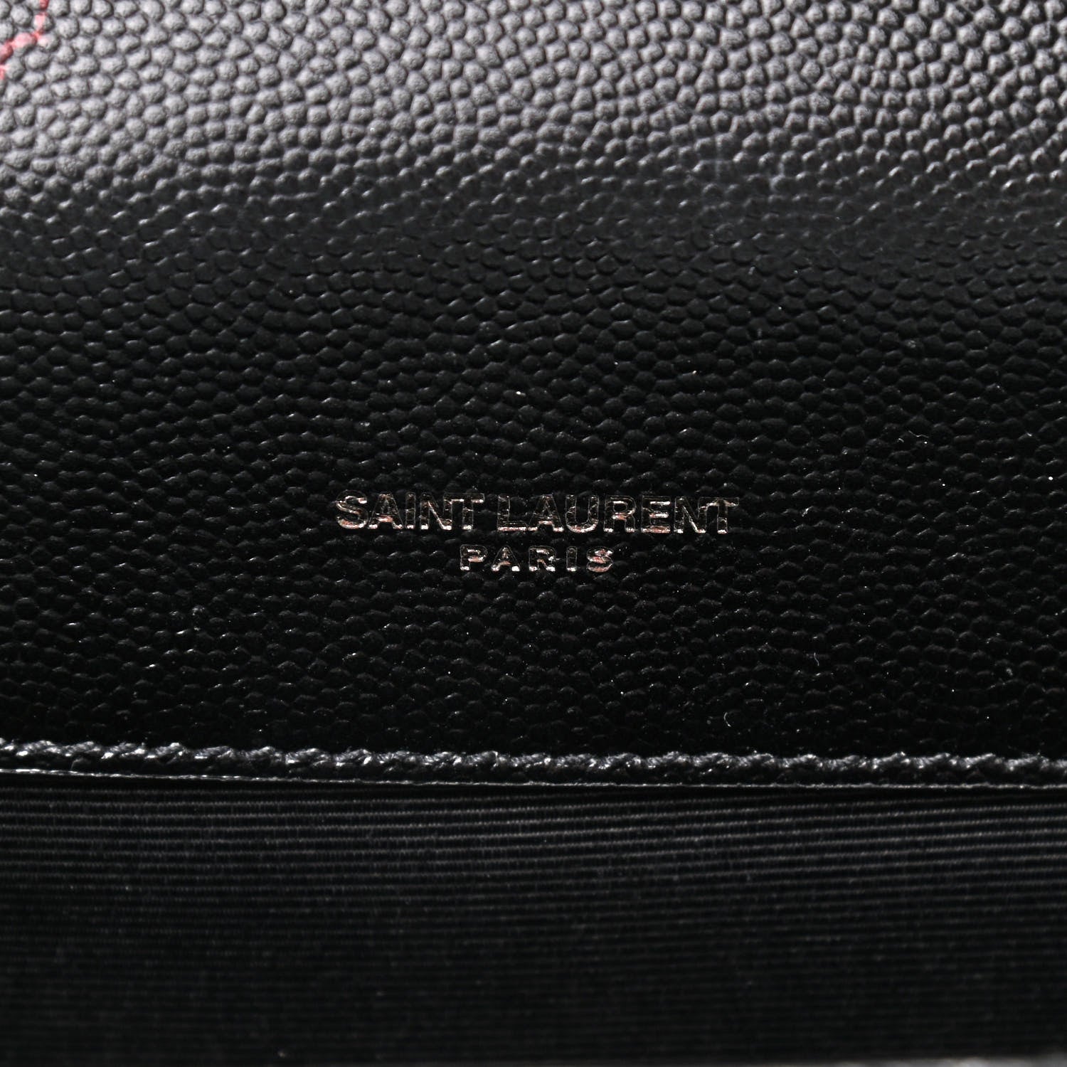 Saint Laurent Grain De Poudre Textured Mixed Matelasse Triquilt Small Monogram Satchel Black 8 of 10