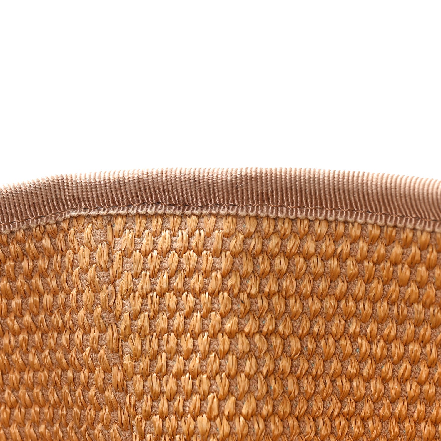 Chanel Straw Raffia Calfskin Striped Medium Deauville Tote Khaki Beige Navy Blue 15 of 19