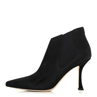 Jimmy Choo Suede Maiara 90 Ankle Boots 39 Black 1 of 4