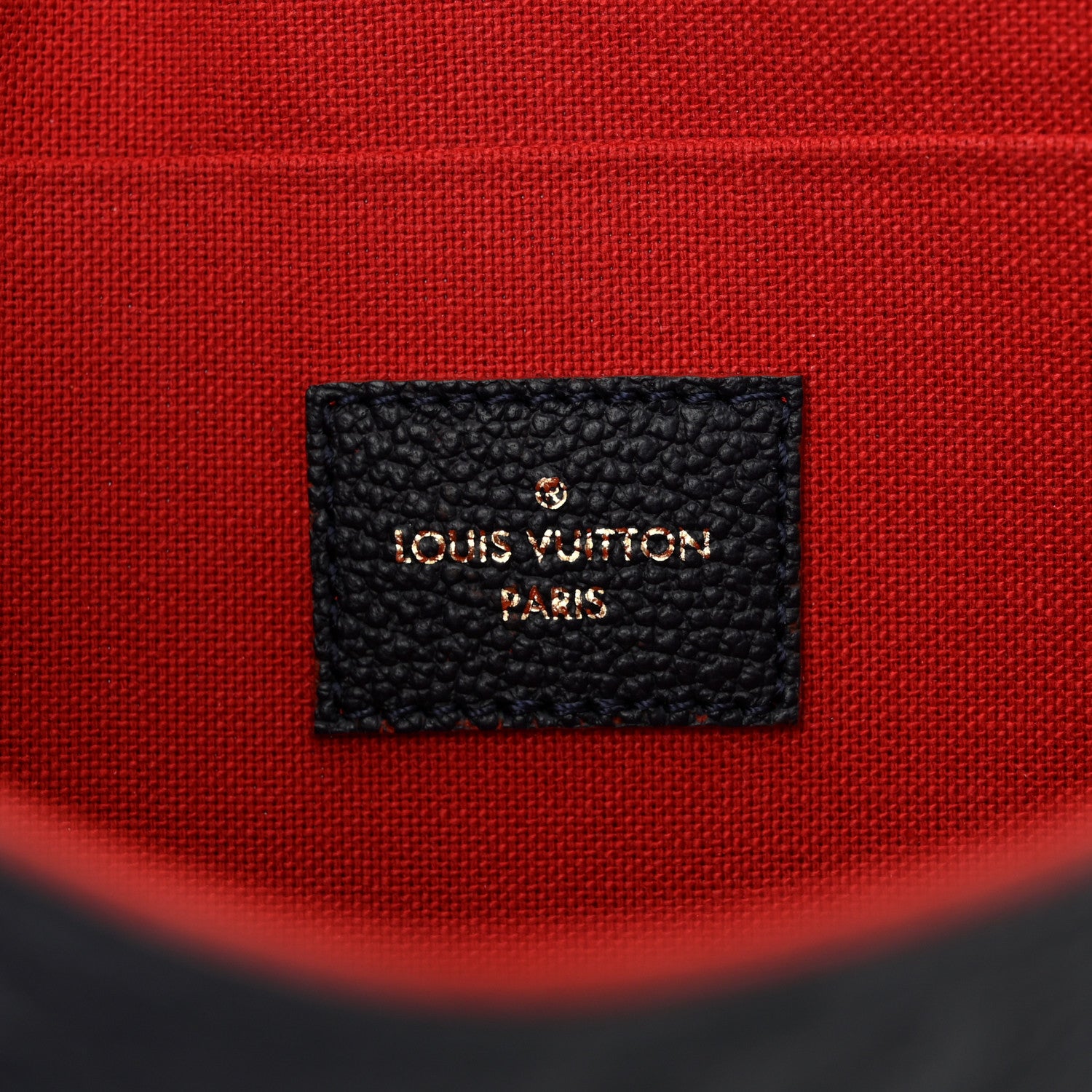 Louis Vuitton Empreinte Pochette Felicie Chain Wallet Marine Rouge 7 of 12