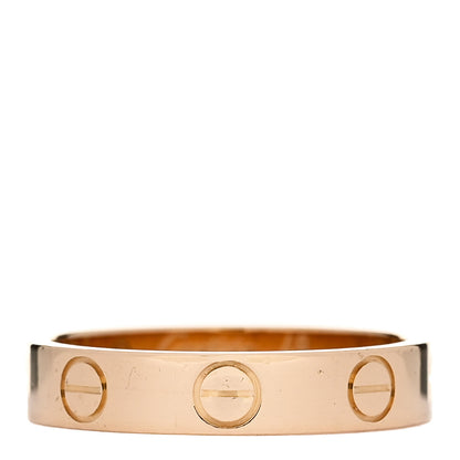 Cartier 18K Yellow Gold 3.5mm LOVE Wedding Band Ring 48 4.5 1 of 5