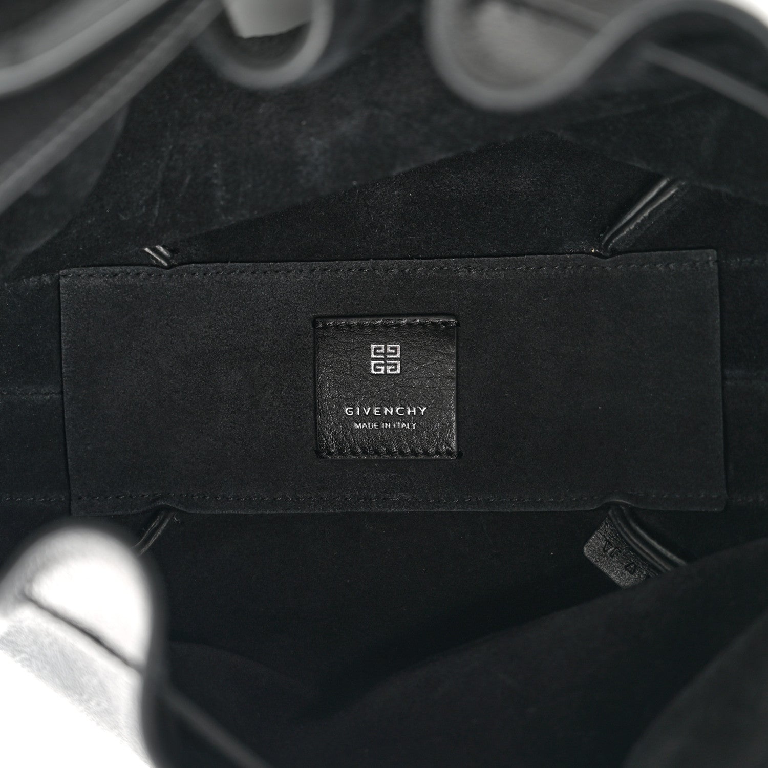 Givenchy Creased Patent Calfskin Pumpkin Bag Black 5 of 10