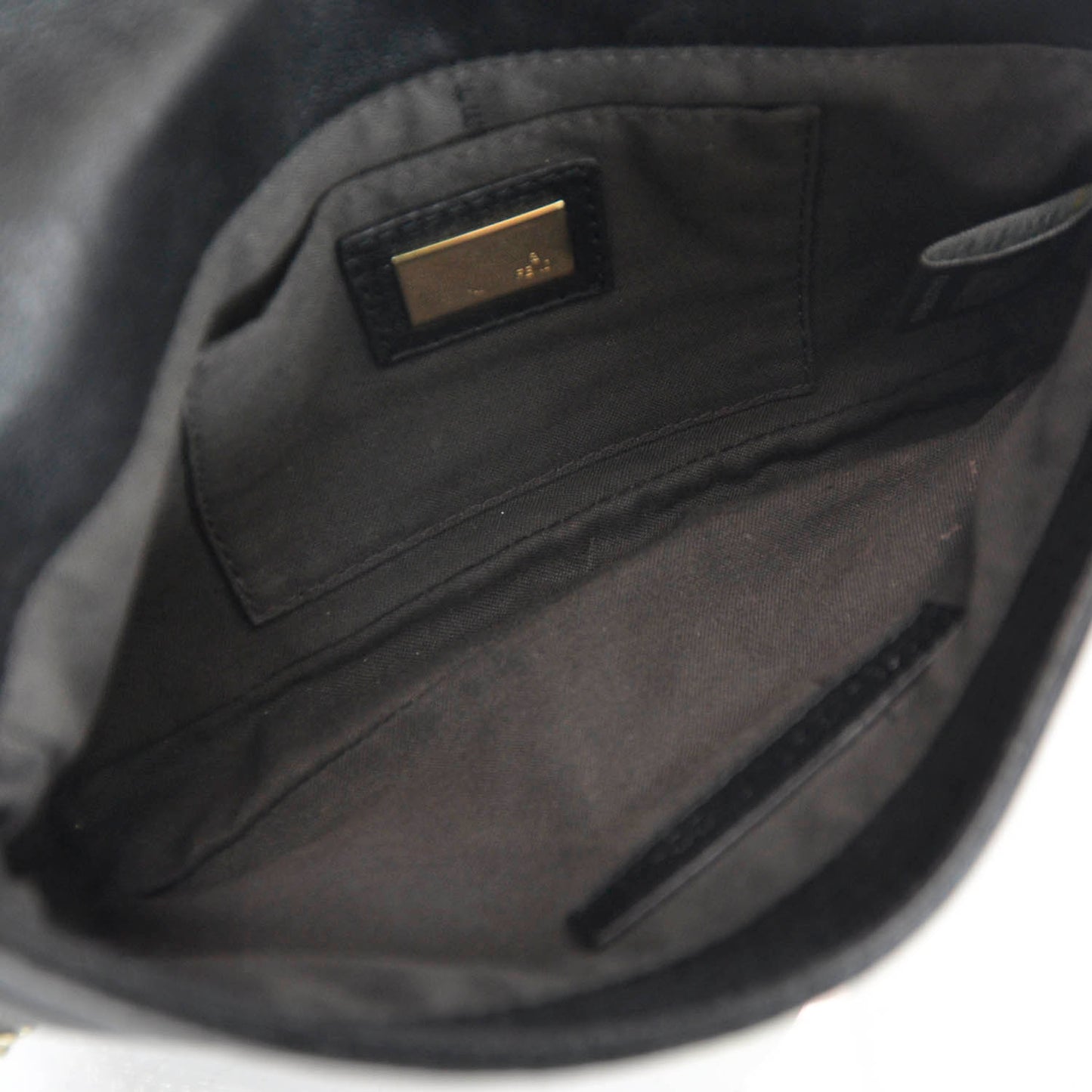 Crinkled Lambskin Mia Pochette Black
