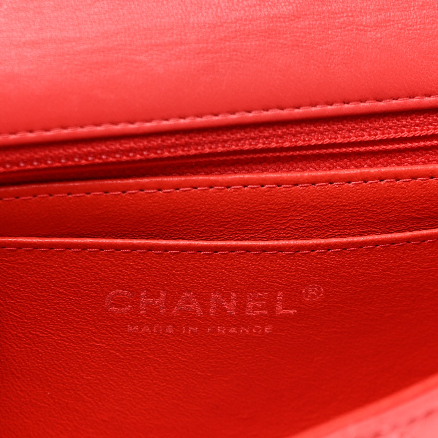 Lambskin Quilted Mini Rectangular Flap Pink