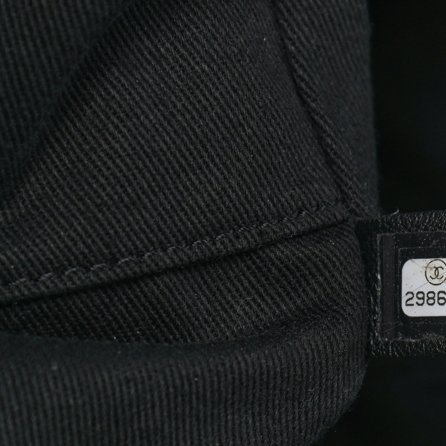 Canvas Pearl Medium Deauville Tote Black