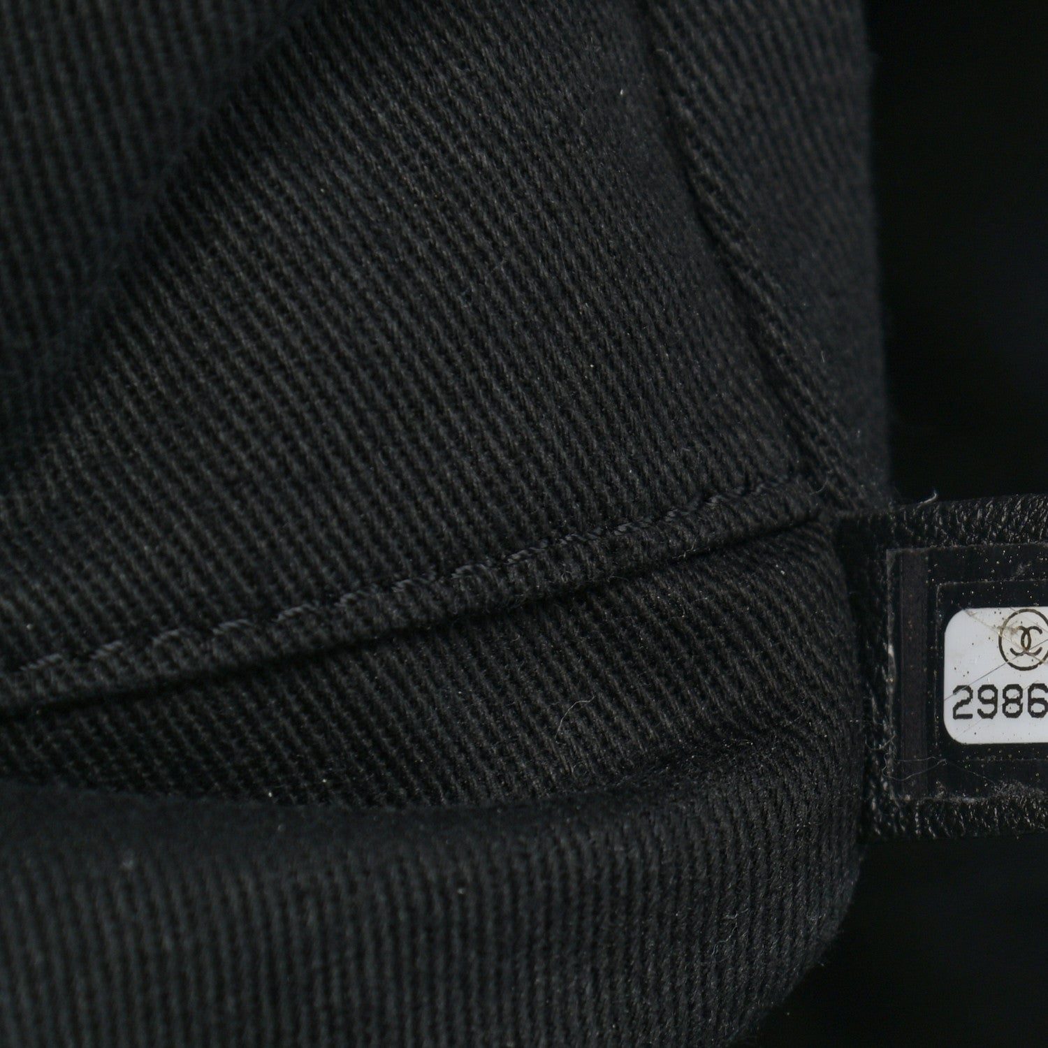 Chanel Canvas Pearl Medium Deauville Tote Black 7 of 11