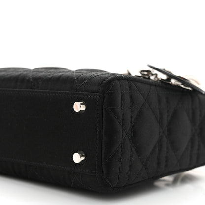 Christian Dior Satin Cannage Mini Lady Dior Black 10 of 11