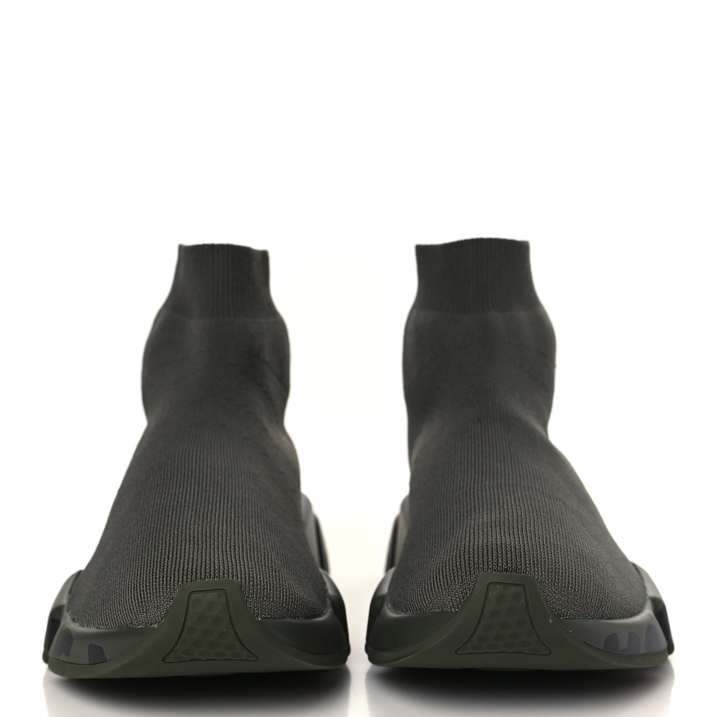 Neoprene Knit Womens Speed Graffiti Sneakers 40 Kaki Black