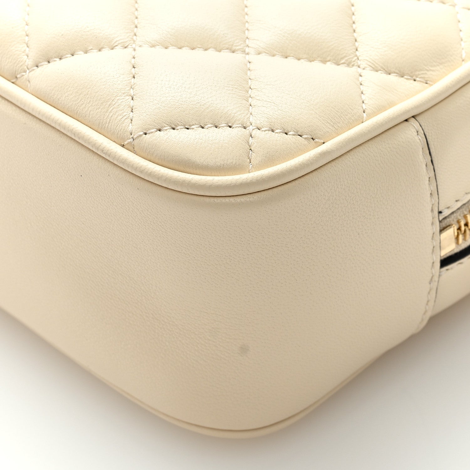 Versace Nappa Quilted Medium Medusa Camera Bag Ecru 8 of 8
