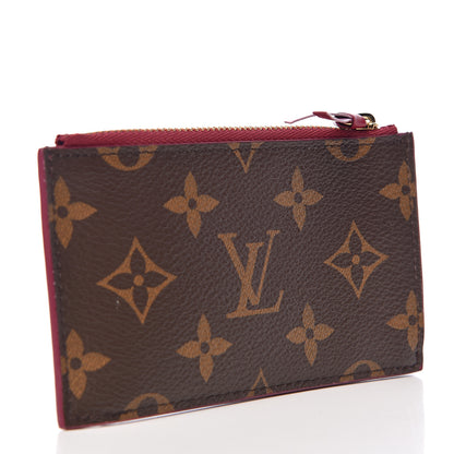 Louis Vuitton Monogram Zipped Card Holder Fuchsia 3 of 7
