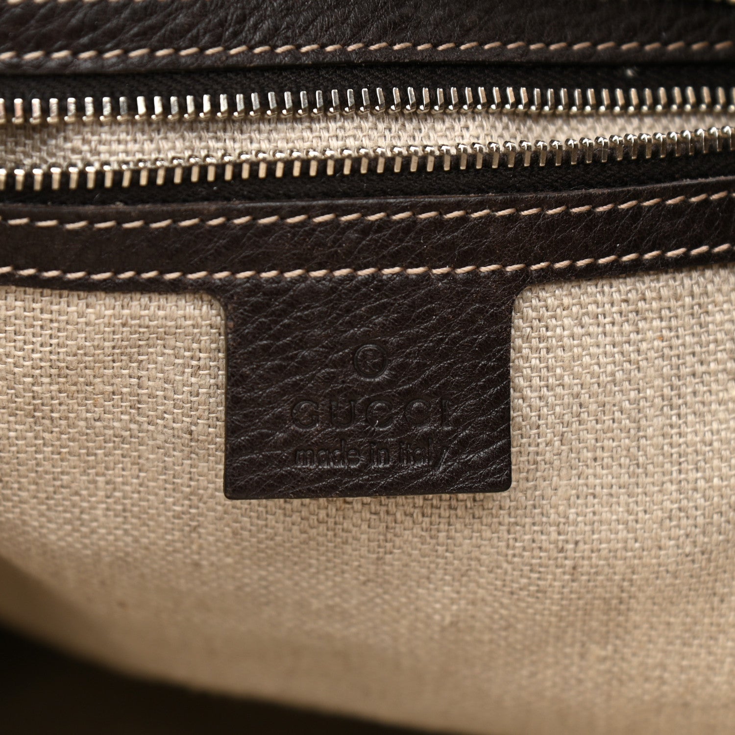 Gucci Monogram Large Icon Bit Hobo Dark Brown 6 of 15