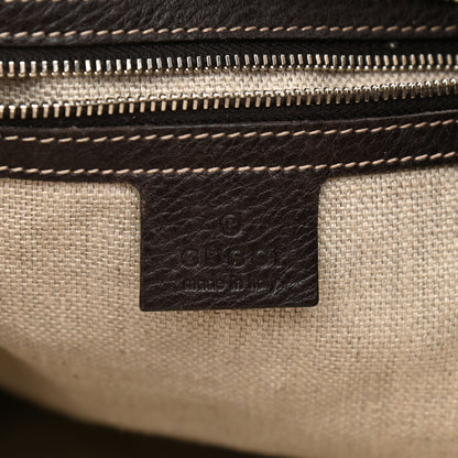Gucci Monogram Large Icon Bit Hobo Dark Brown 6 of 15