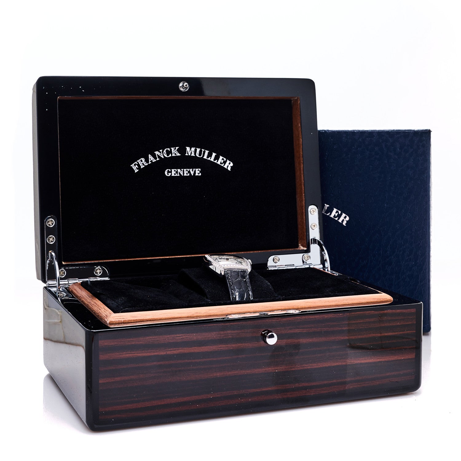 FRANCK MULLER ギフトボックス 純正 Franck Muller Stainless Steel Alligator Diamond Bezel 25mm Cintree