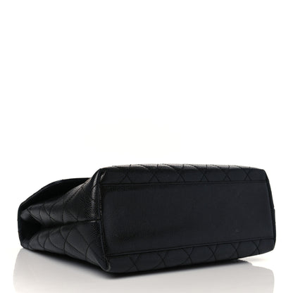 Chanel Caviar Quilted Jumbo Kelly Flap Black 5 of 10