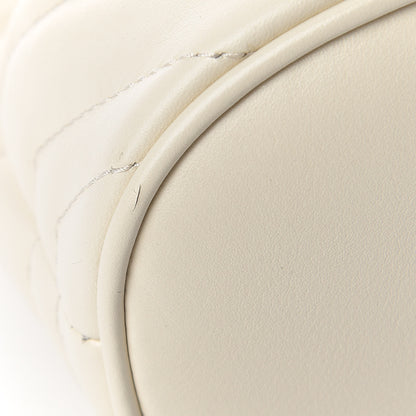 Gucci Calfskin Matelasse GG Marmont Flap Backpack White 11 of 11