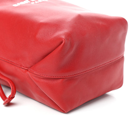 Saint Laurent Lambskin Small Teddy Bucket Bag Red 7 of 8