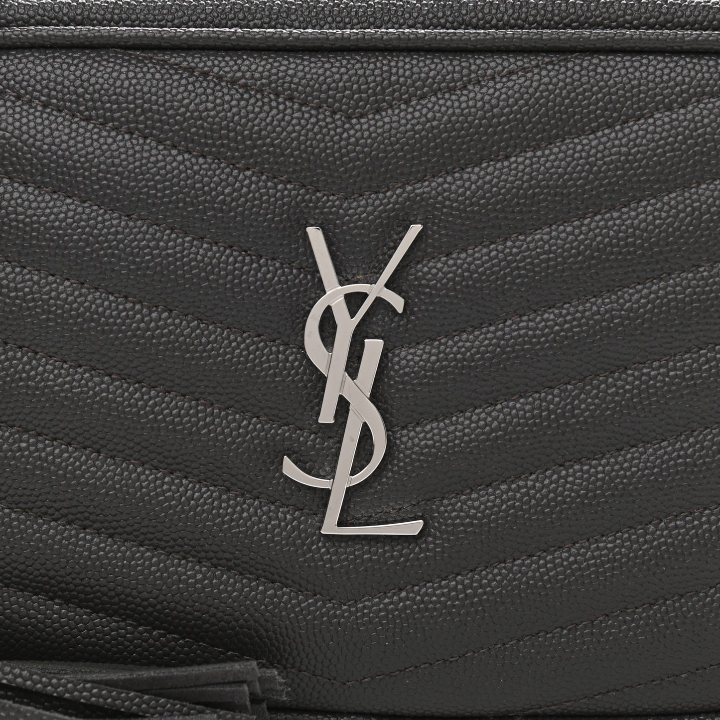 Grain De Poudre Matelasse Monogram Mini Lou Camera Bag Asphalt