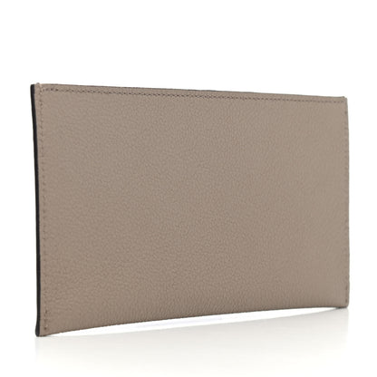 Louis Vuitton Calfskin Felicie Chain Wallet Card Holder Insert Tourterelle 2 of 4
