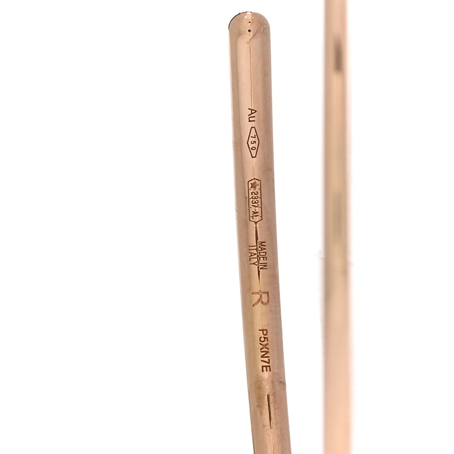 18K Rose Gold Large B.Zero1 Hoop Earrings
