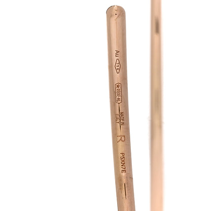 Bulgari 18K Rose Gold Large B.Zero1 Hoop Earrings 4 of 4