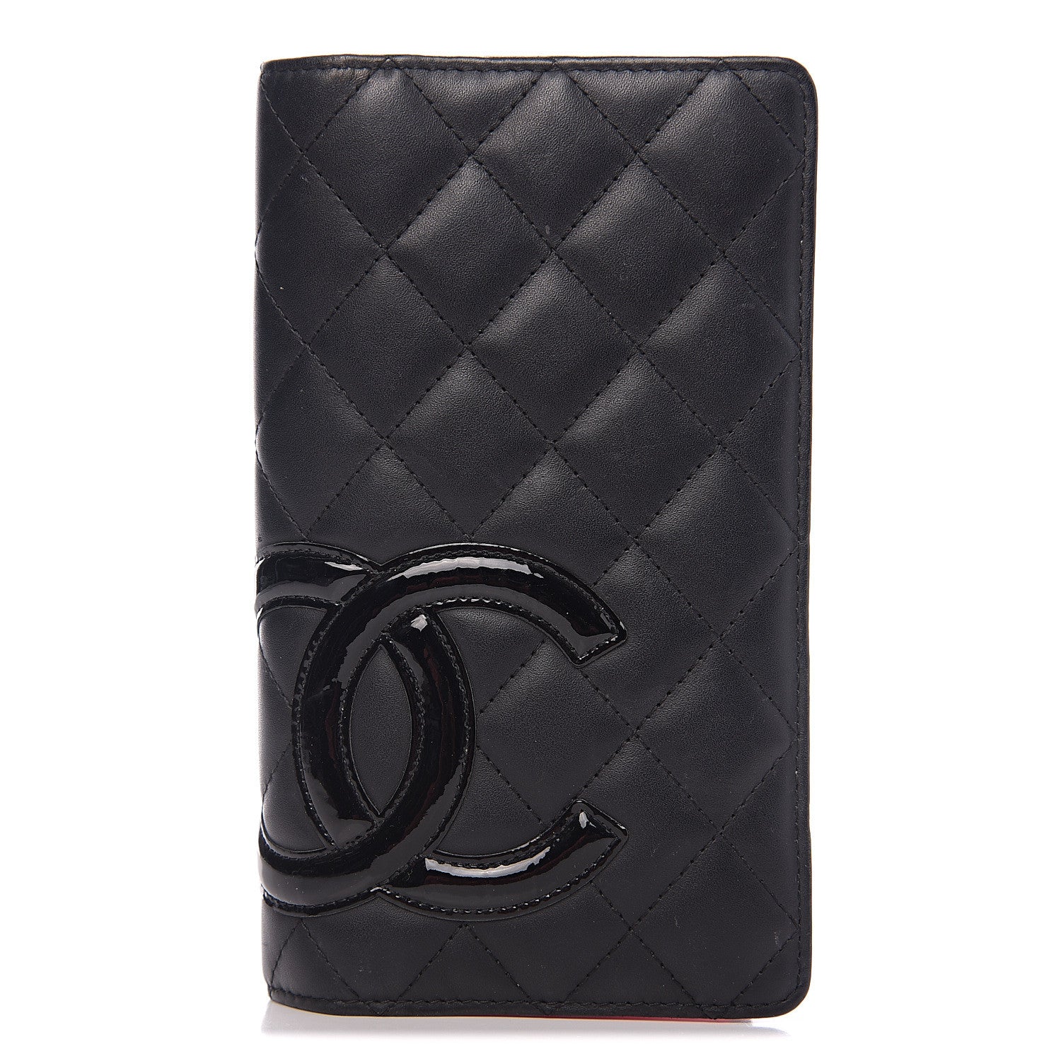 Chanel Calfskin Quilted Cambon Yen Wallet Black 1 of 8