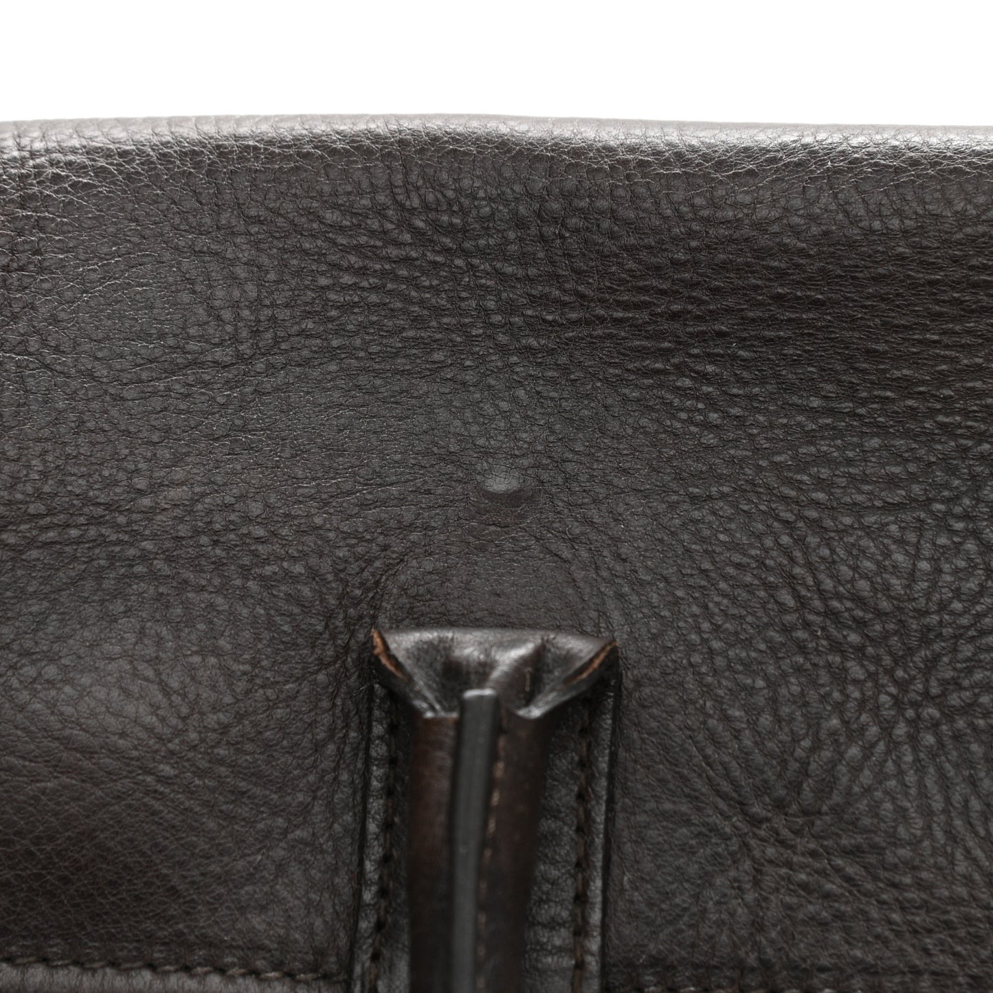 Classic Grain Calfskin Bayswater Chocolate