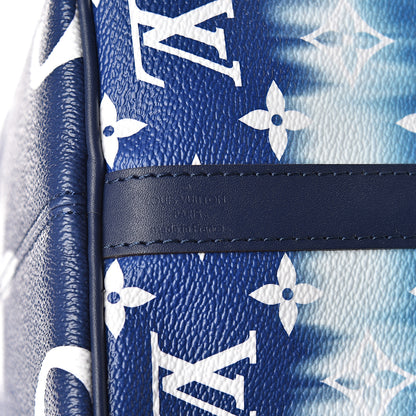 Louis Vuitton Monogram Escale Speedy Bandouliere 30 Blue 9 of 10