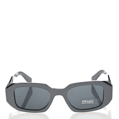 Prada Acetate Symbole Sunglasses SPR 17W Dark Grey 2 of 8