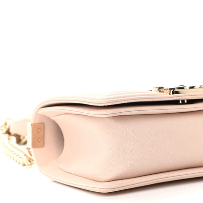 Chanel Caviar Chevron Quilted Small Boy Flap Light Pink 9 of 11