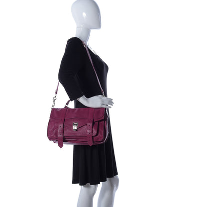 Proenza Schouler Lambskin Medium PS1 Satchel Fleur De Lys 2 of 13