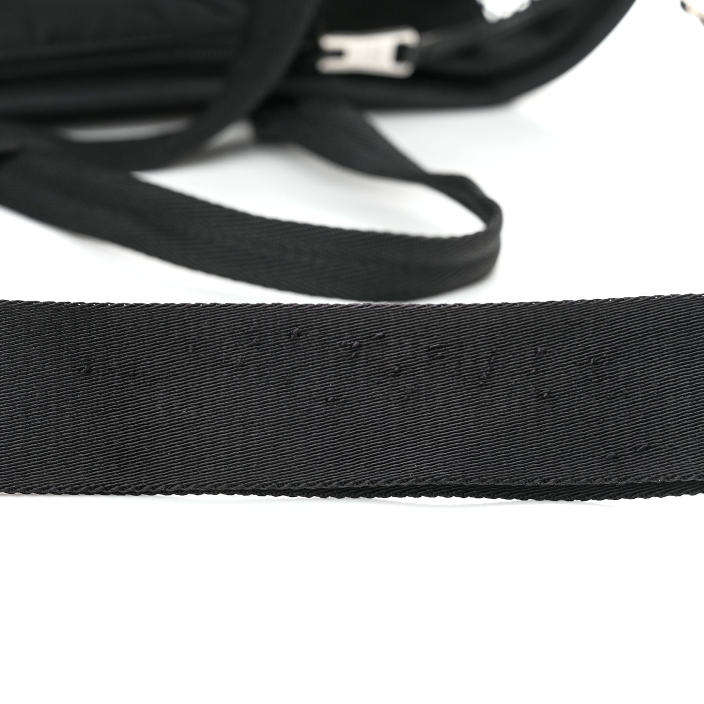 Tessuto Nylon Saffiano Pet Bag Black