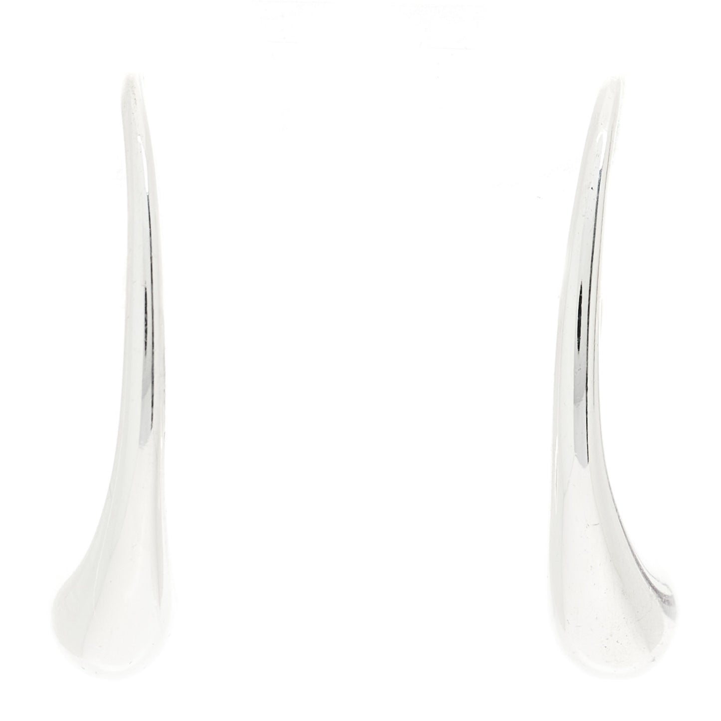 Sterling Silver Elsa Peretti Teardrop Hoop Earrings