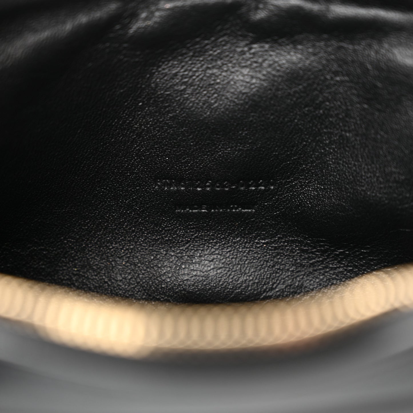 Canvas Calfskin Leopard Print Monogram Mini Lou Camera Bag Brown